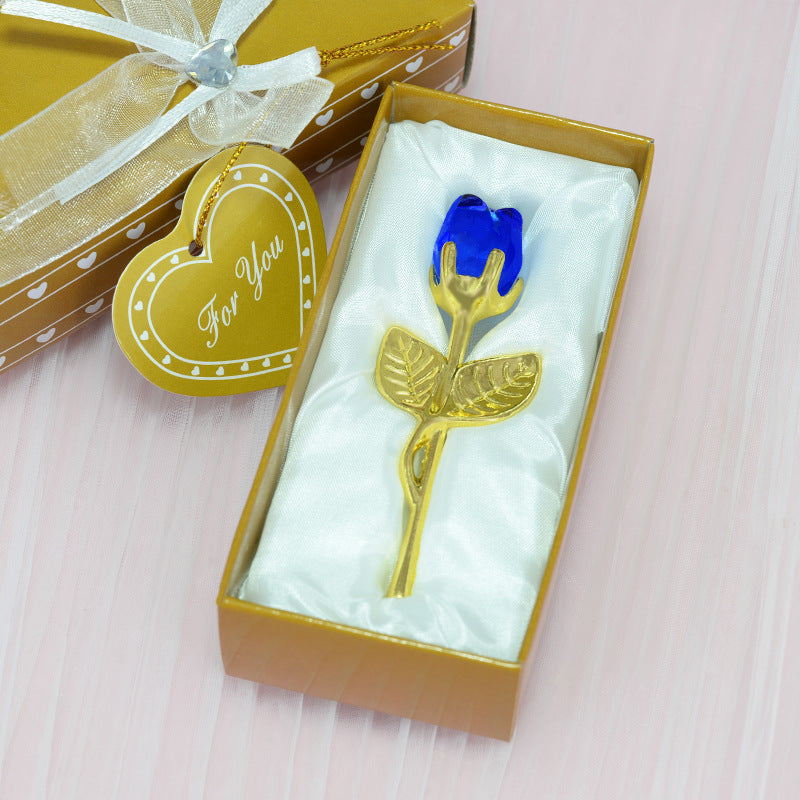 Crystal Rose Ornament